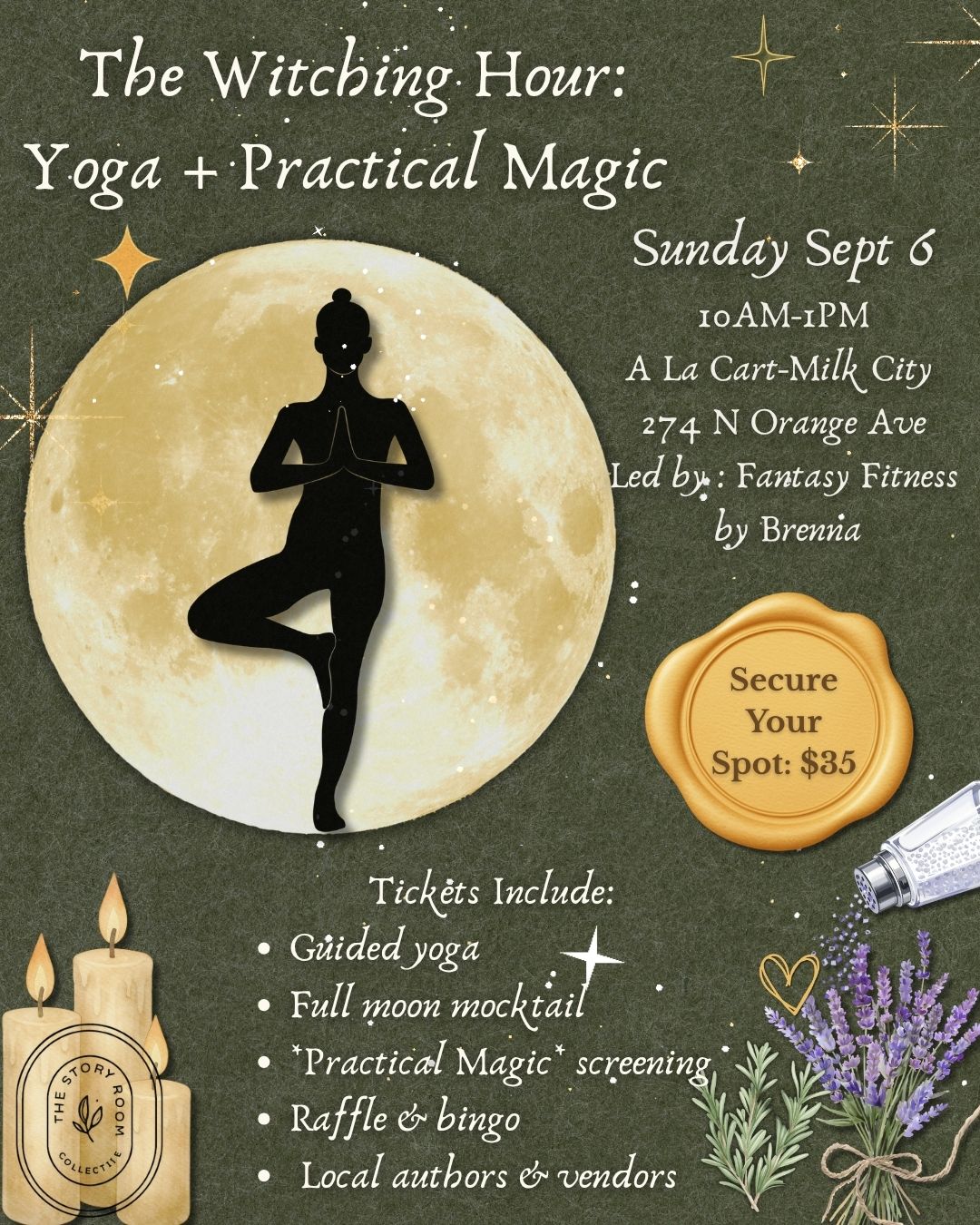 The Witching Hour: Yoga + Practical Magic – Sept 6