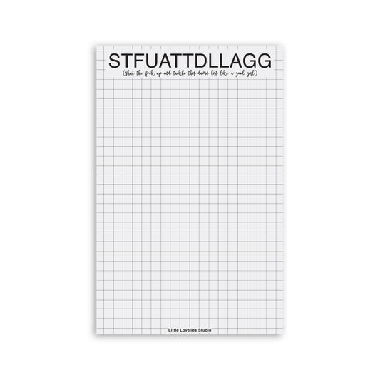 STFUATTDLLAGG Notepad | Funny Spicy To Do List Pad
