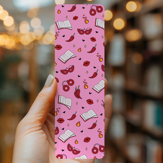 Spicy Reader Bookmark | Soft Matte Laminated 