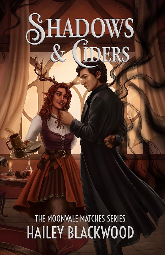 Shadows and Ciders: A Cozy Fantasy Romance (Moonvale Matches Book 4) cover image