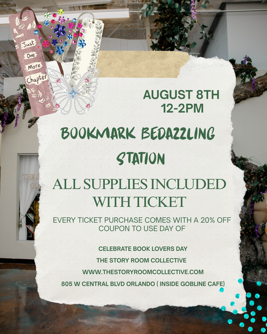 Bedazzle Bookmark at The Story Room Collective
