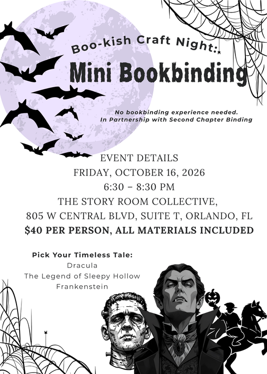 Boo-kish Craft Night: Mini Bookbinding – Fri Oct 16