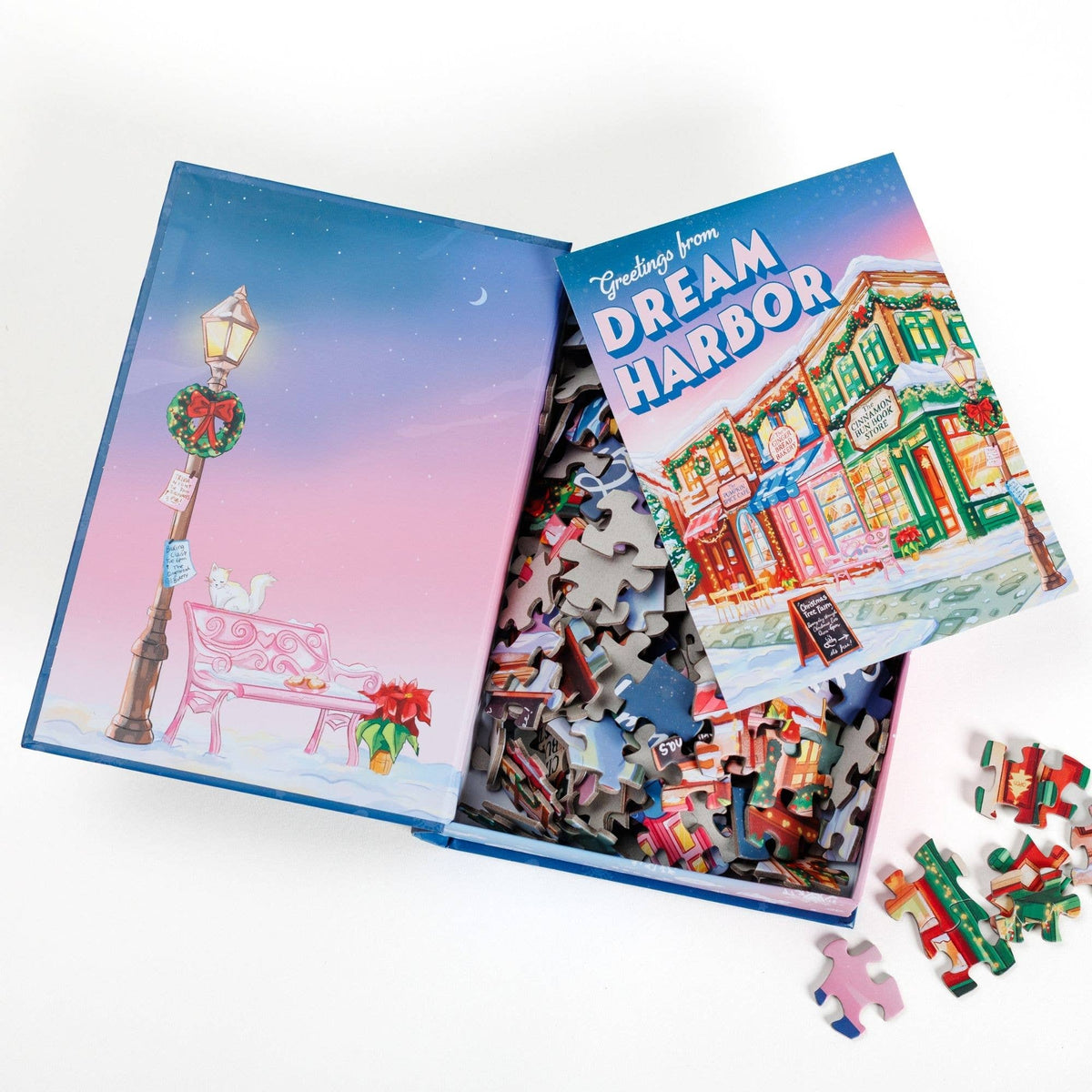 Holidays on Main Street Keepsake Puzzle | Dream Harbor
