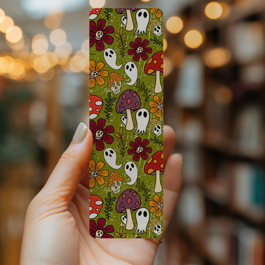 Cottagecore Ghost Bookmark | Retro Fall Reader