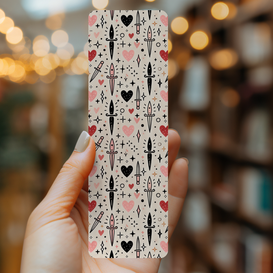 Hearts And Daggers Bookmark | Dark Romance Reader