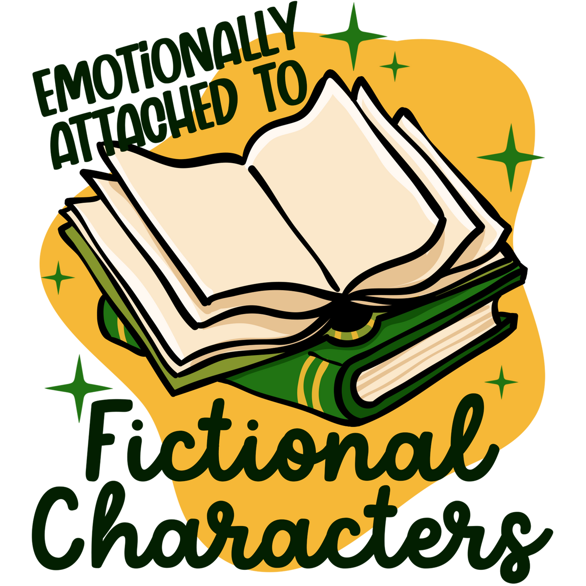 Fictional Characters Textured Stickers