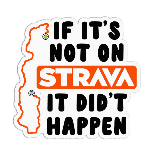 Strava Route Running Textured Stickers