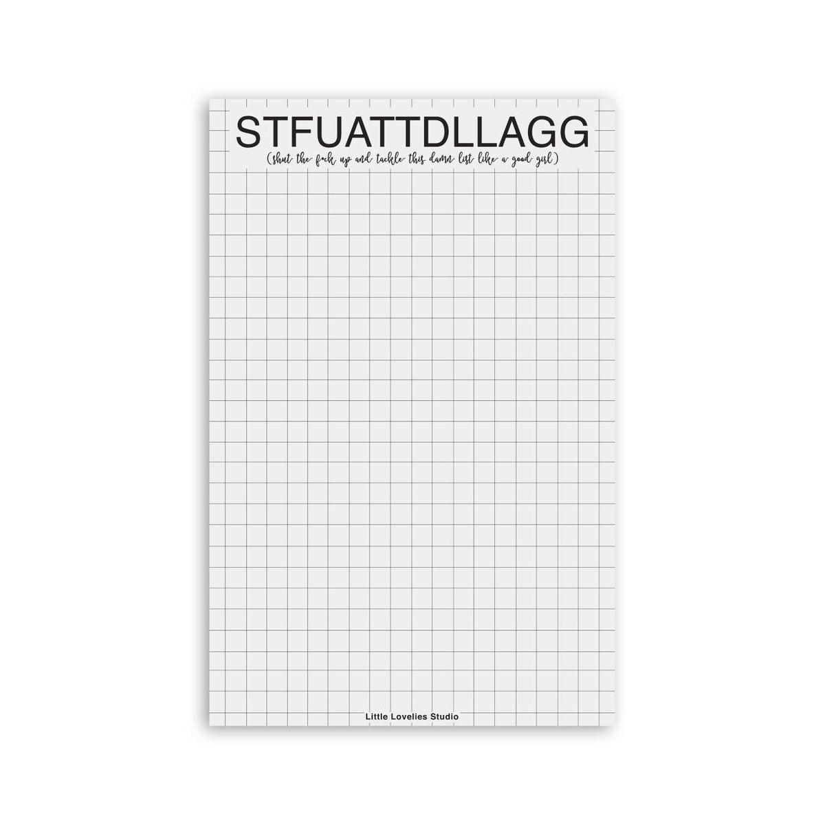 STFUATTDLLAGG Notepad | Funny Spicy To Do List Pad