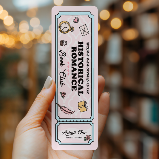 Historical Romance Book Club Bookmark | Romance Reader