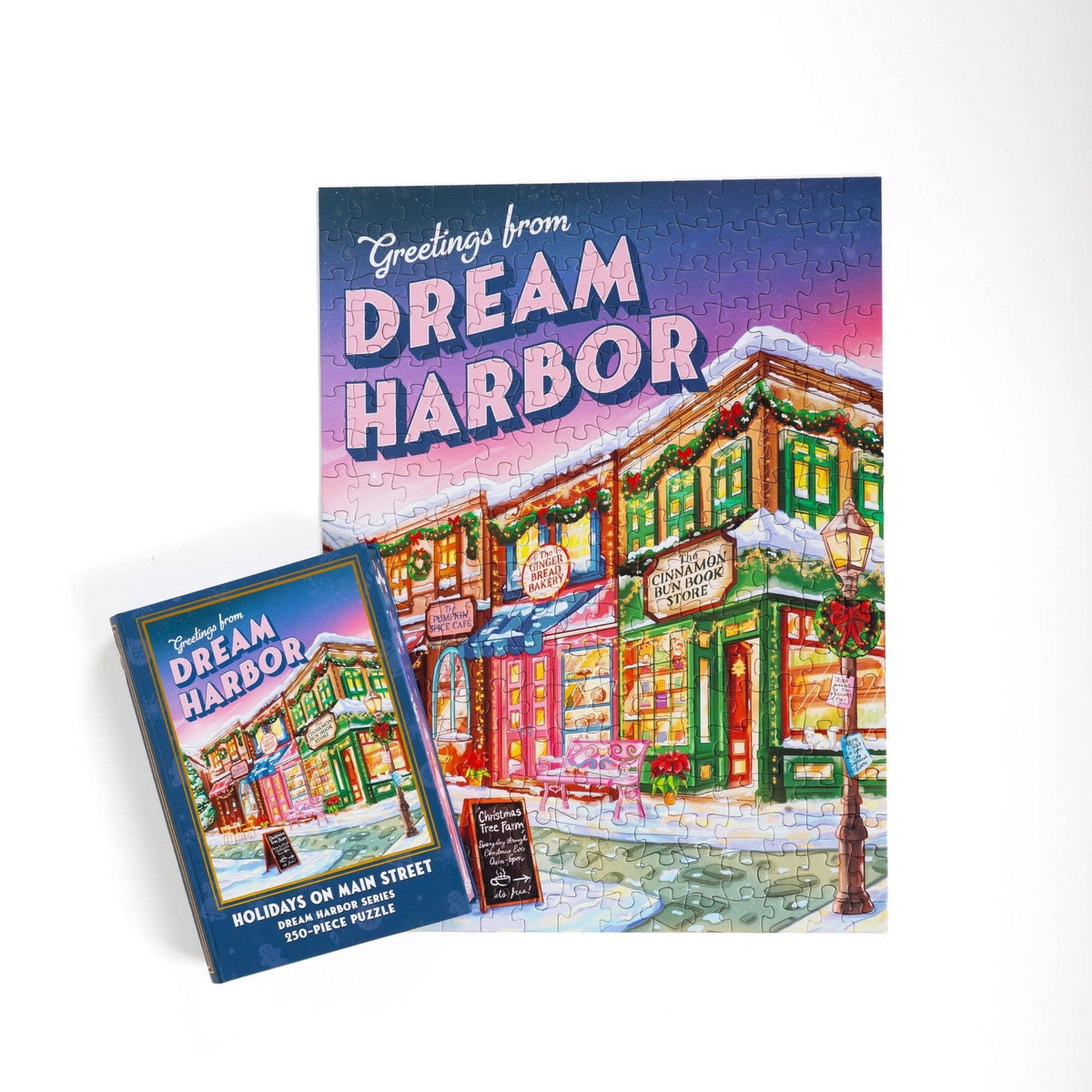 Holidays on Main Street Keepsake Puzzle | Dream Harbor